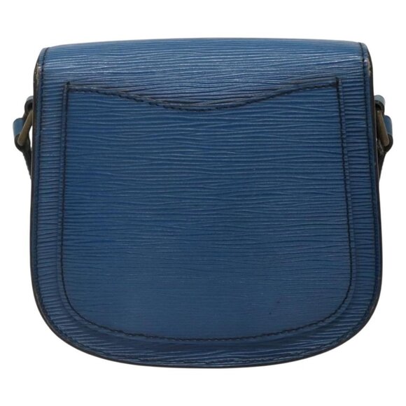 LOUIS VUITTON Epi Saint Cloud PM Shoulder Bag Blue M52195 LV Auth 142273 - Picture 3 of 16